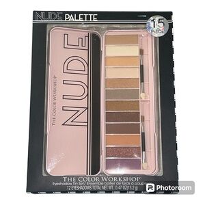 NWT The Color Workshop Nude Eyeshadow Pallet 12 Shades New